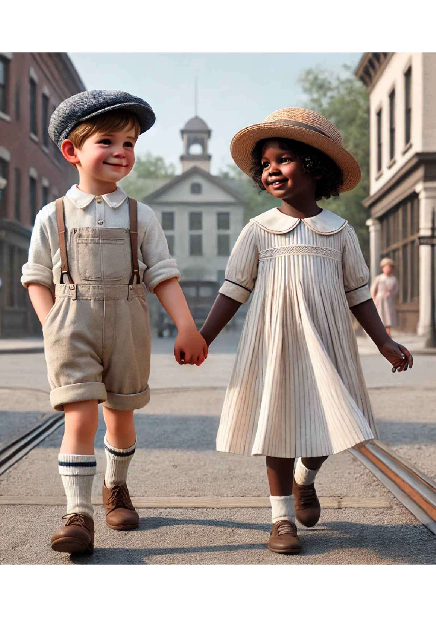 Sticker Sheet / Greeting Card – Boy And Girl Full Cat. No. 1260