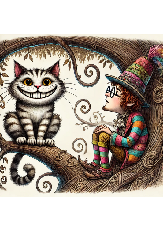 Sticker Sheet – Smiling Cat Full Cat. No. 2964