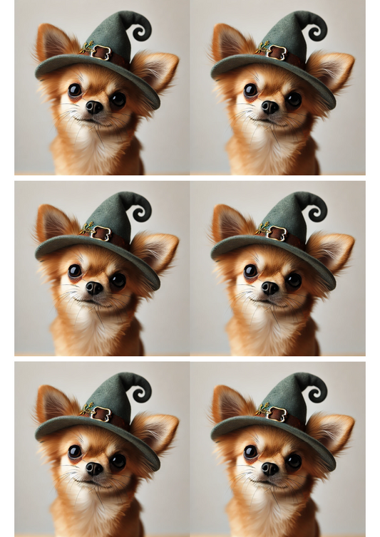 Sticker Sheet – Chihuahua Dog Collage Cat. No. 2559