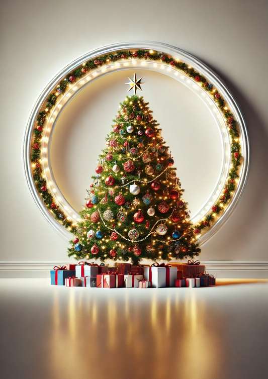 Aufkleberbogen Weihnachtsbaum im Zimmer Voll Kat. Nr. 1503