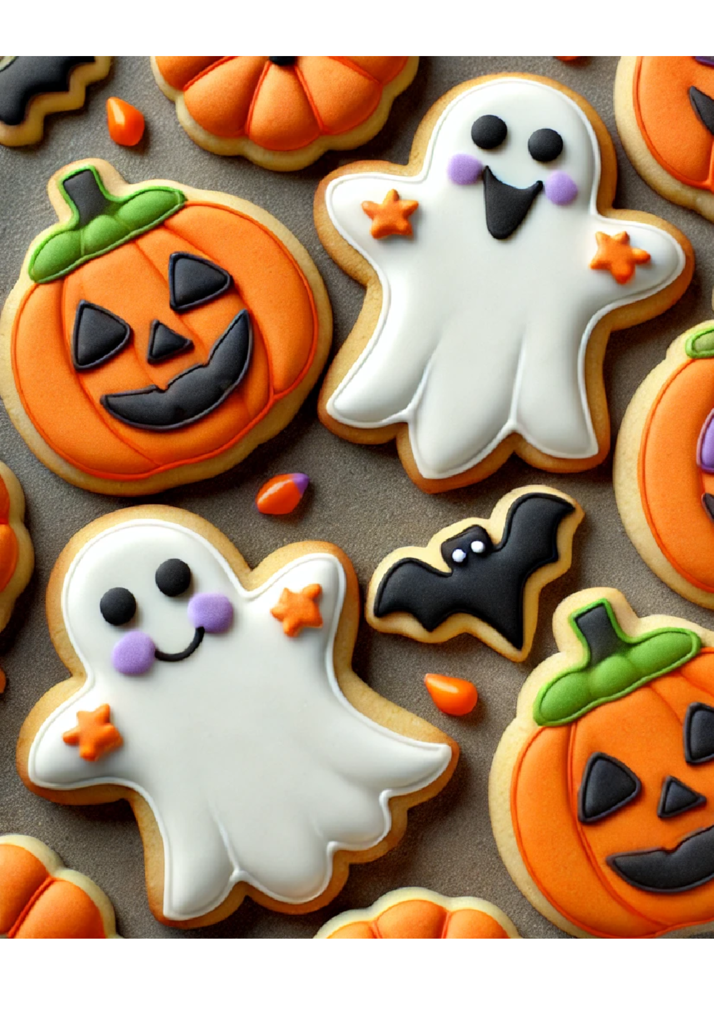 Sticker Sheet / Greeting Card – Halloween Cookies Full Cat. No. 1597