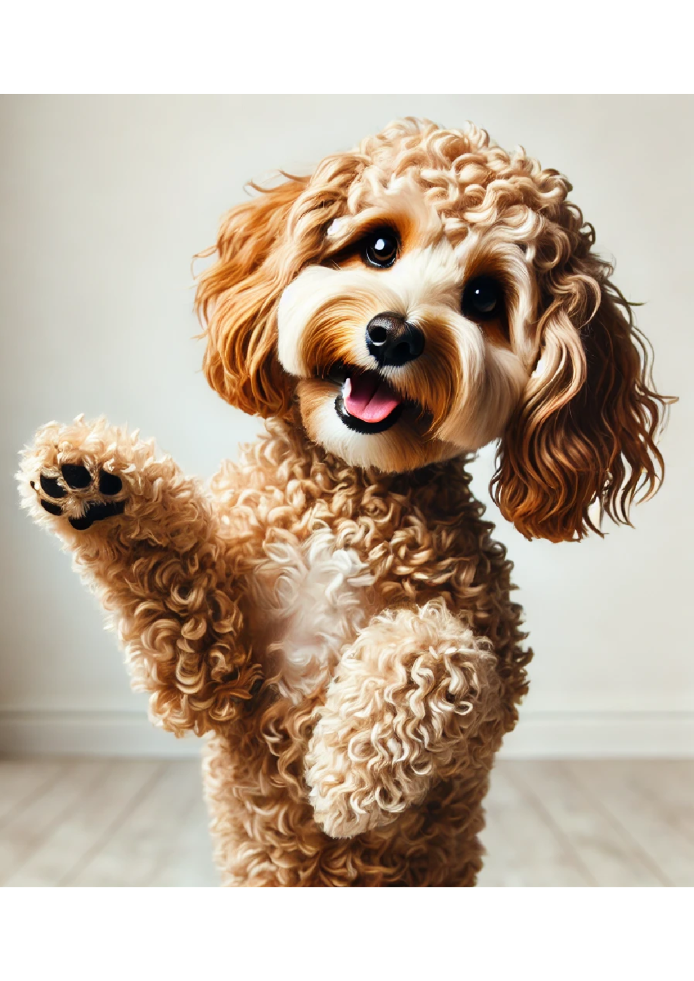 Sticker Sheet / Greeting Card – Cockapoo Dog Full Cat. No. 2566