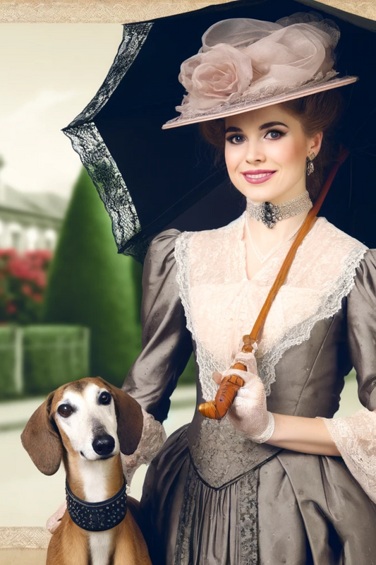 Sticker Sheet – Woman With Hat In Victorian Style 2 Full Cat. No. 498