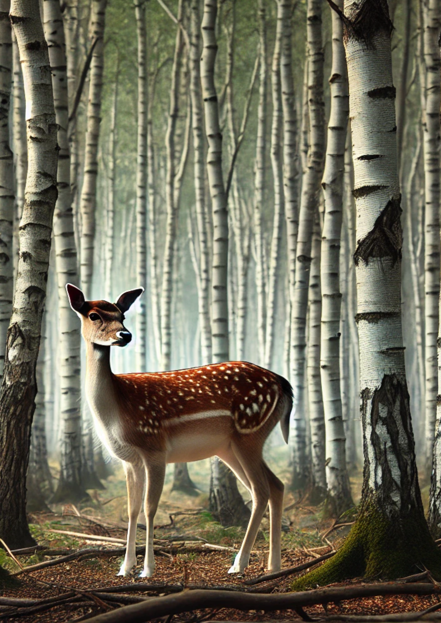 Sticker Sheet / Greeting Card – Roe Deer Full Cat. No. 1863