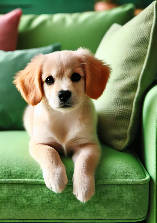 Sticker Sheet – Dog On Green Couch Full Cat. No. 2982