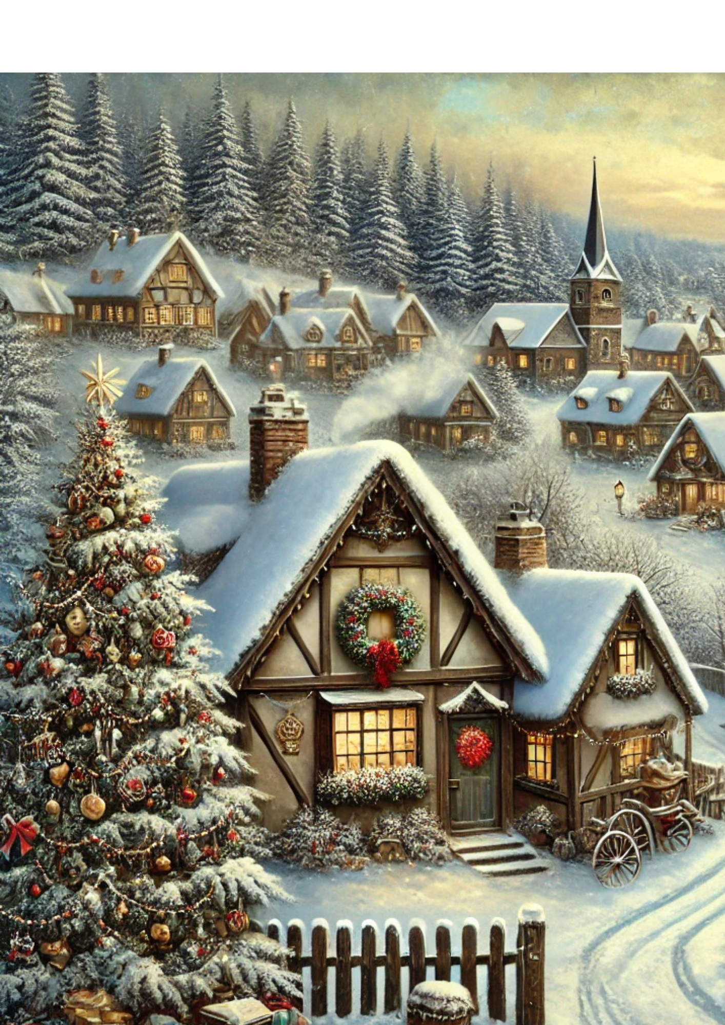 Sticker Sheet / Greeting Card – Home Christmas Time Full Cat. No. 1721