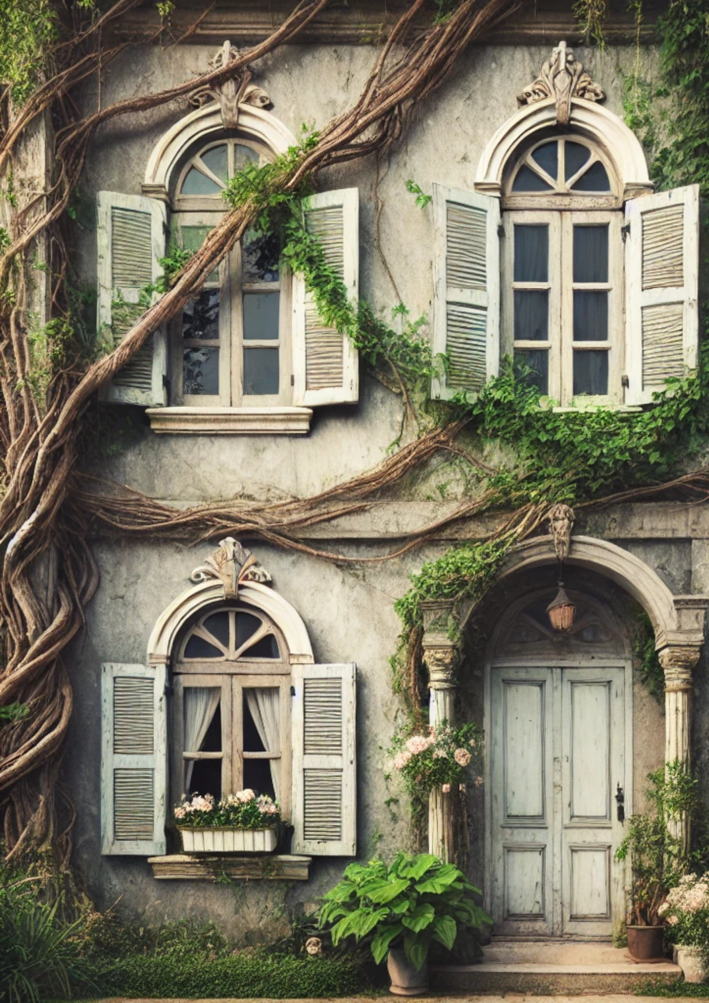 Sticker Sheet / Greeting Card – Vintage Home Full Cat. No. 1865