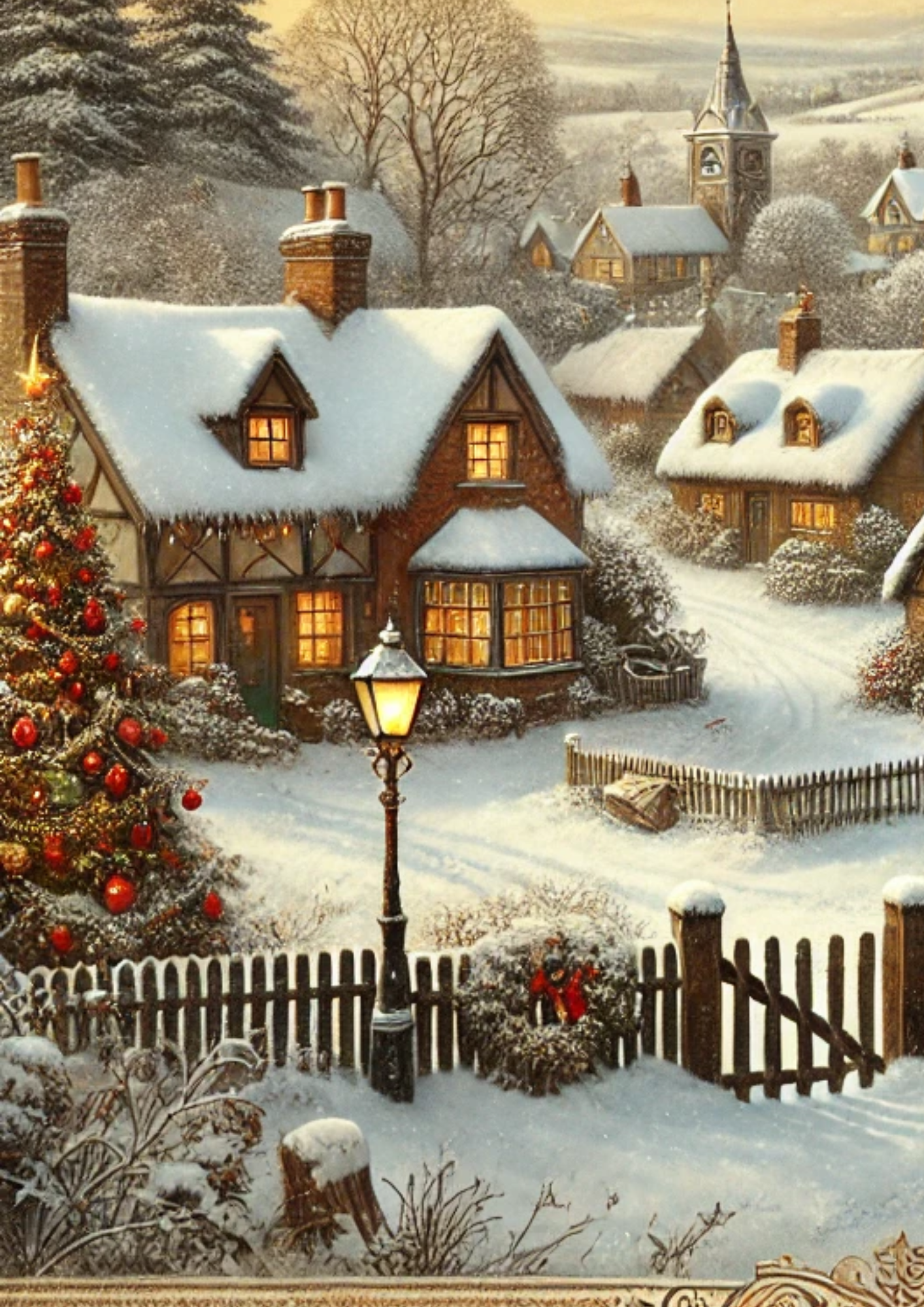 Sticker Sheet / Greeting Card – Home Christmas Time 2 Full Cat. No. 1723