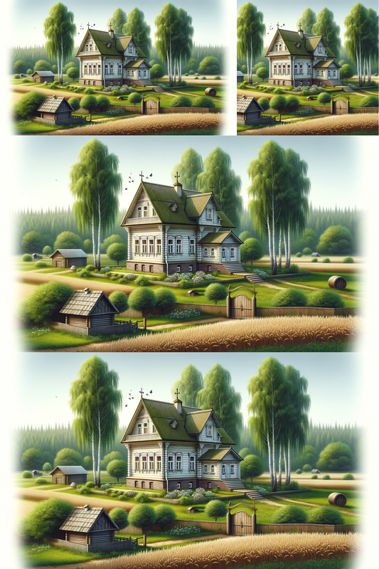 Sticker Sheet – , Noble Manor Collage, Cat. No. 112