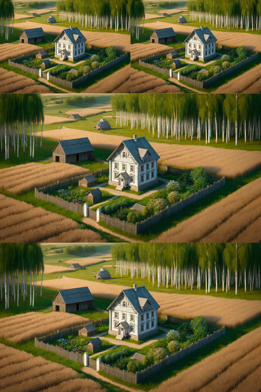 Sticker Sheet The Noble Manor Collage Cat. No. 114