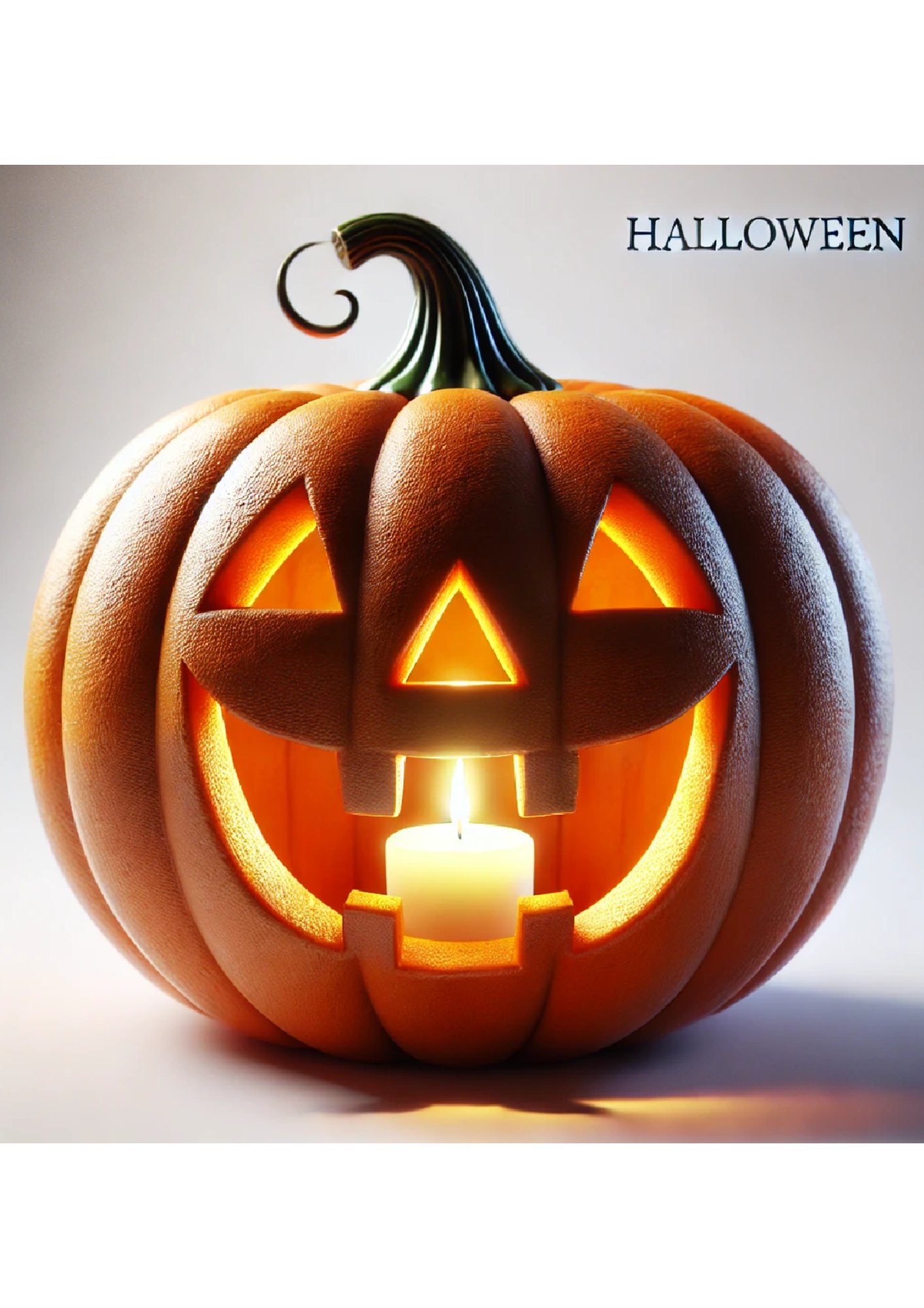 Sticker Sheet / Greeting Card – Halloween Pumpkin Full Cat. No. 1607