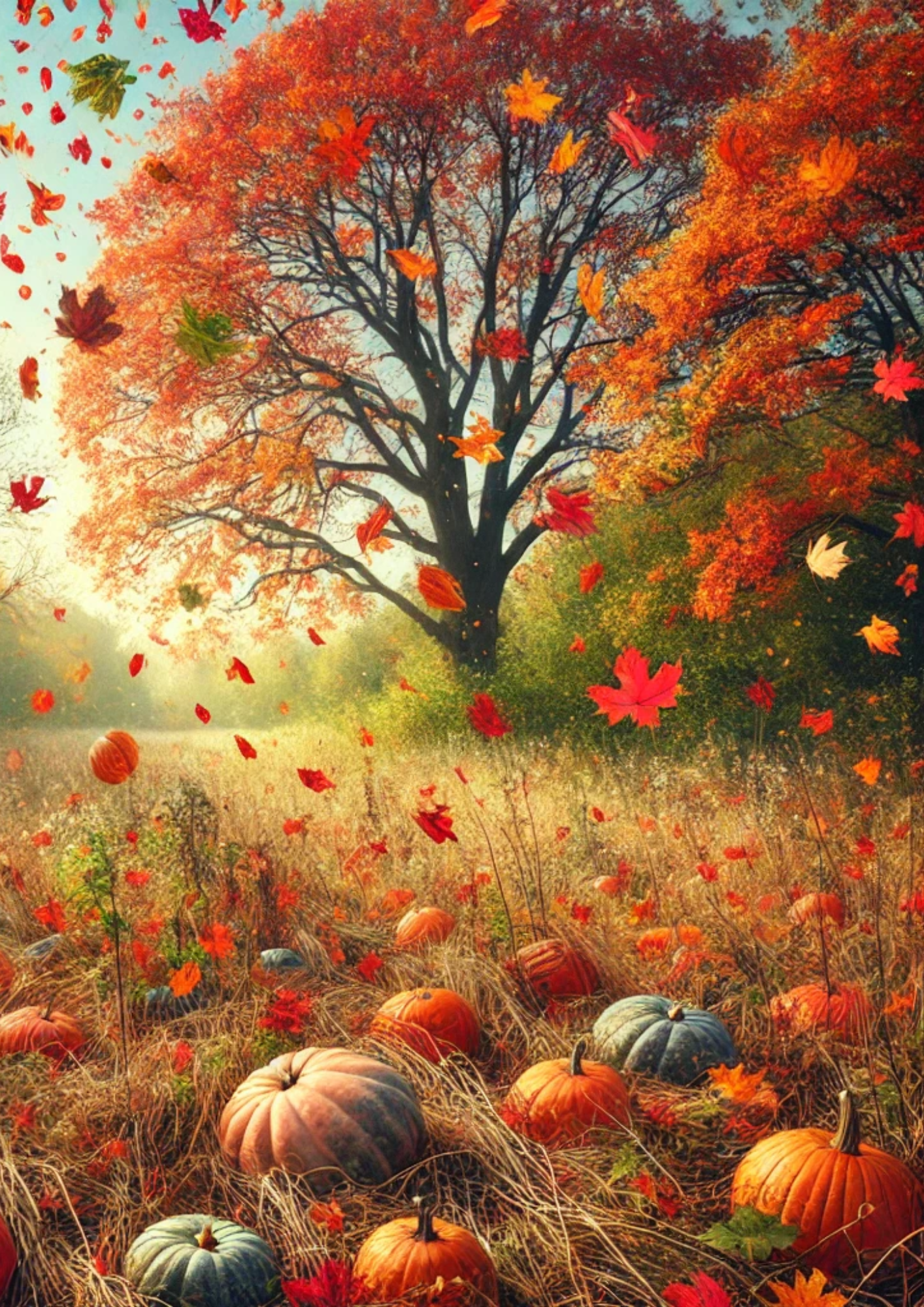 Sticker Sheet / Greeting Card – Pumpkins 3 Full Cat. No. 2572