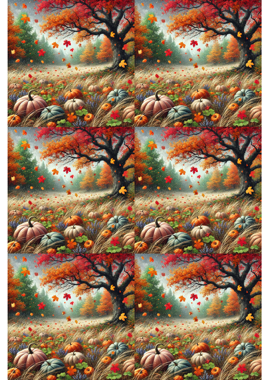 Sticker Sheet – Pumpkins 4 Collage Cat. No. 2573