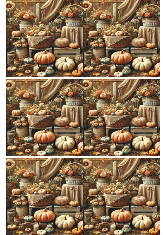 Sticker Sheet β Pumpkins Collage Cat. No. 2567