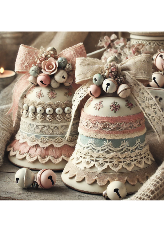 Sticker Sheet Bells Shabby Chic Full Cat. No. 1873