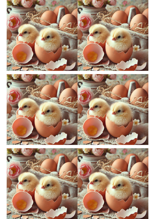 Sticker Sheet – Easter Chicks Collage Cat. No. 2817