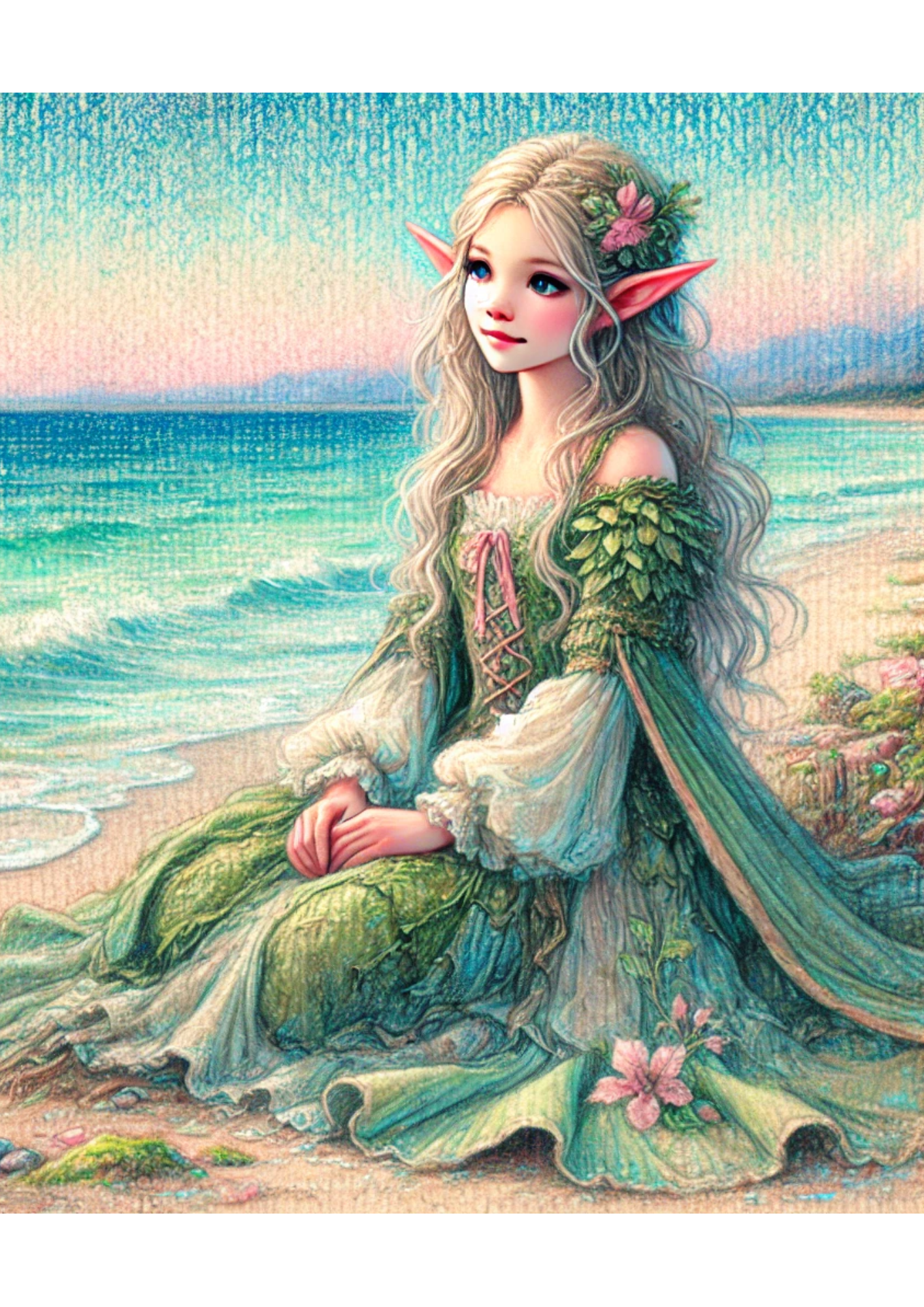 Sticker Sheet / Greeting Card – Forest Elf 3 Full Cat. No. 1883