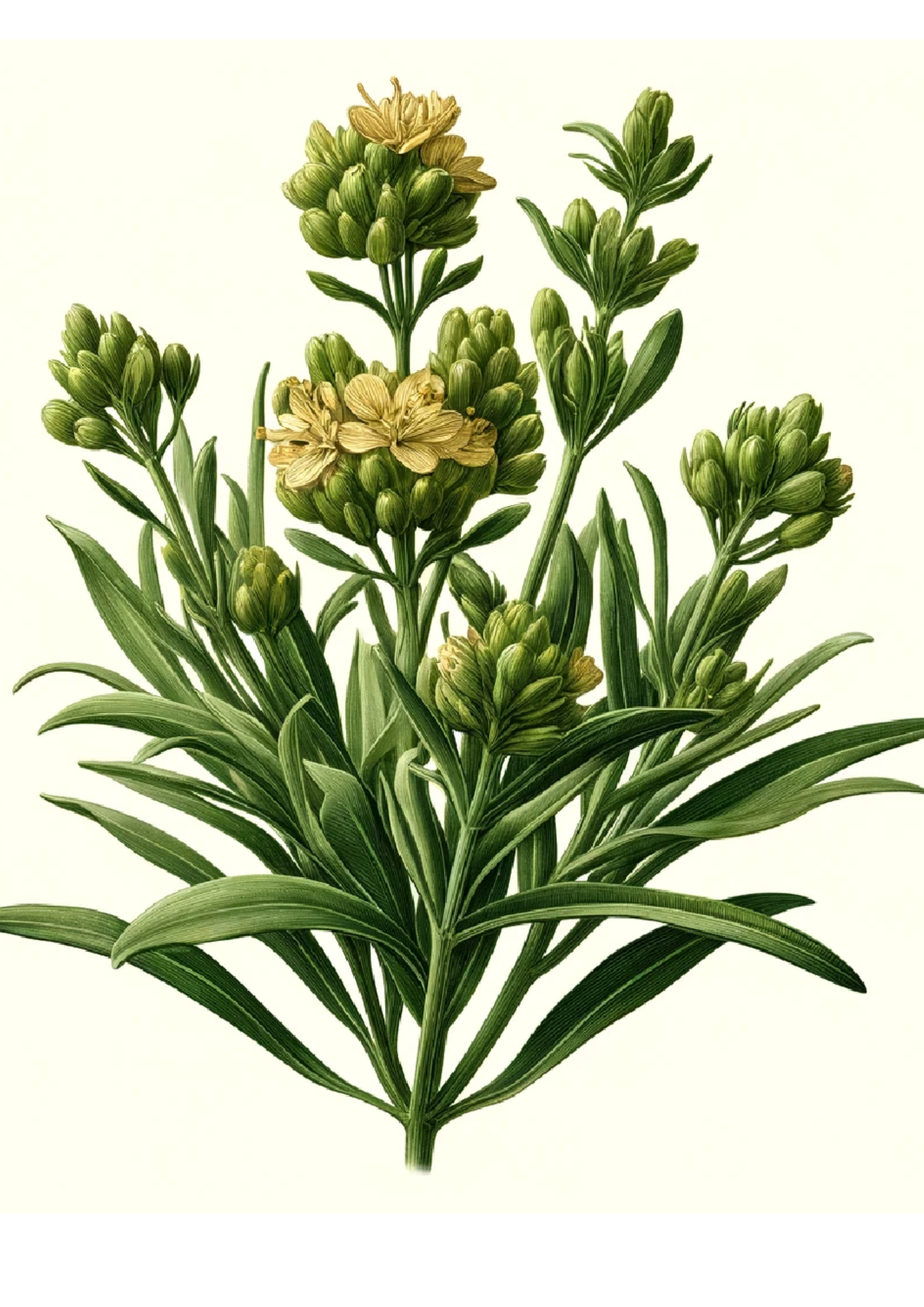 Sticker Sheet / Greeting Card – Tarragon Full Cat No. 1068