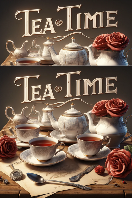 Sticker Sheet Tea Time Cat. No. 120