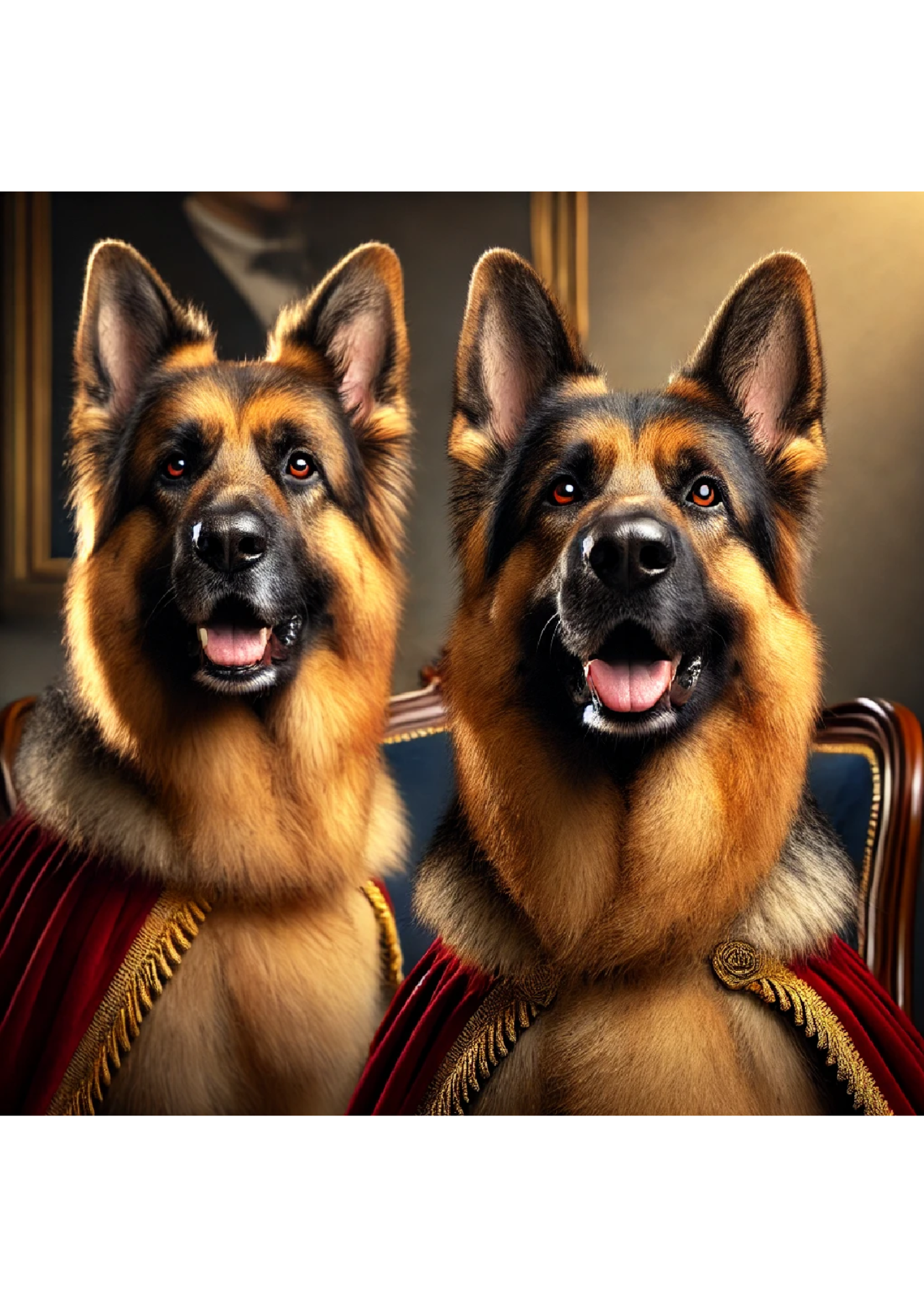 Sticker Sheet / Greeting Card – German Shepherds Full Cat. No. 2578