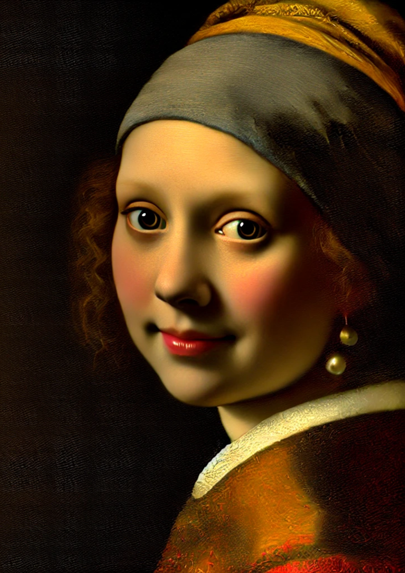 Sticker Sheet / Greeting Card – Woman in the Style of Rembrandt Full Cat. No. 1913