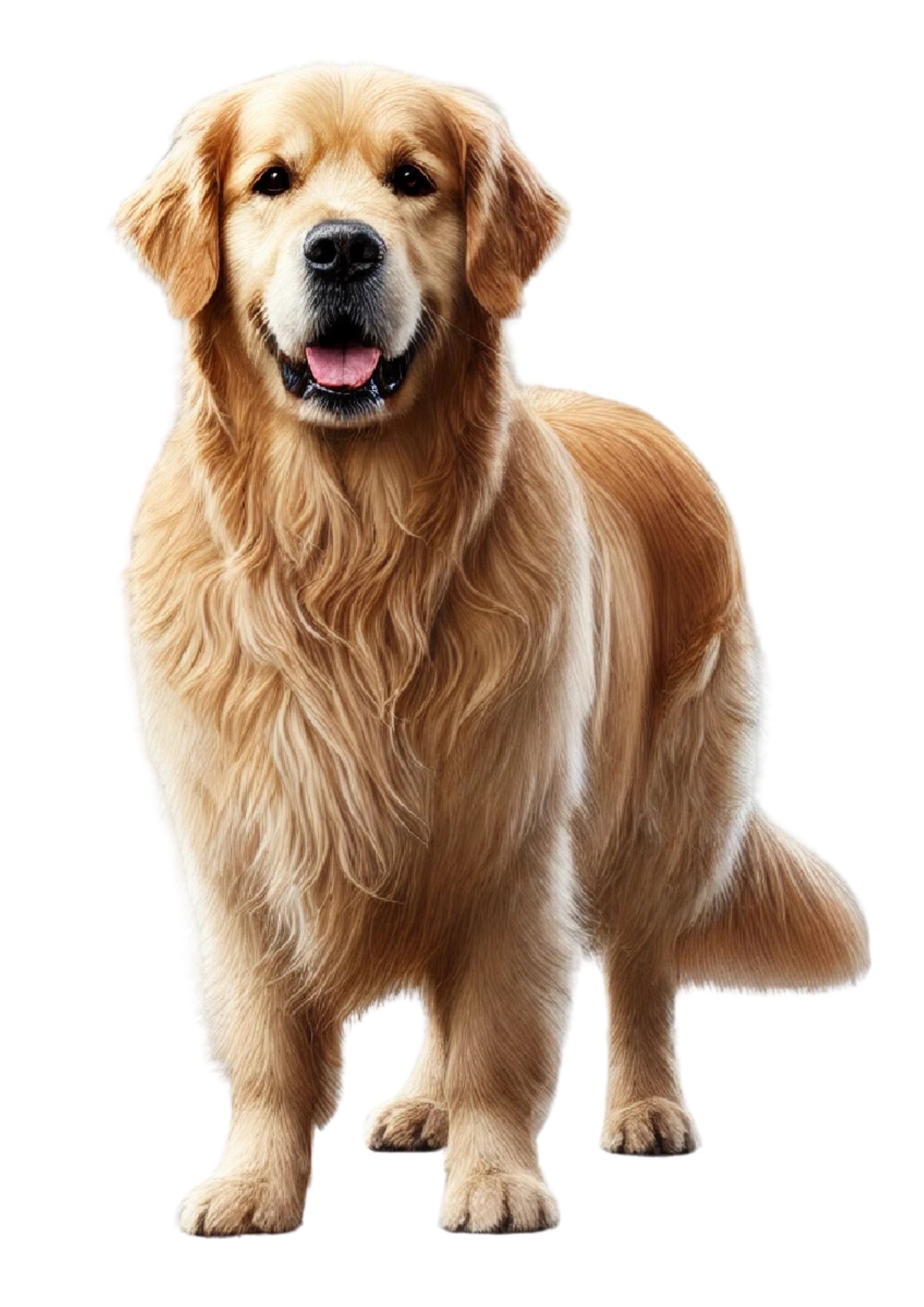 Sticker Sheet / Greeting Card – Golden Retriver Full Cat No. 3076