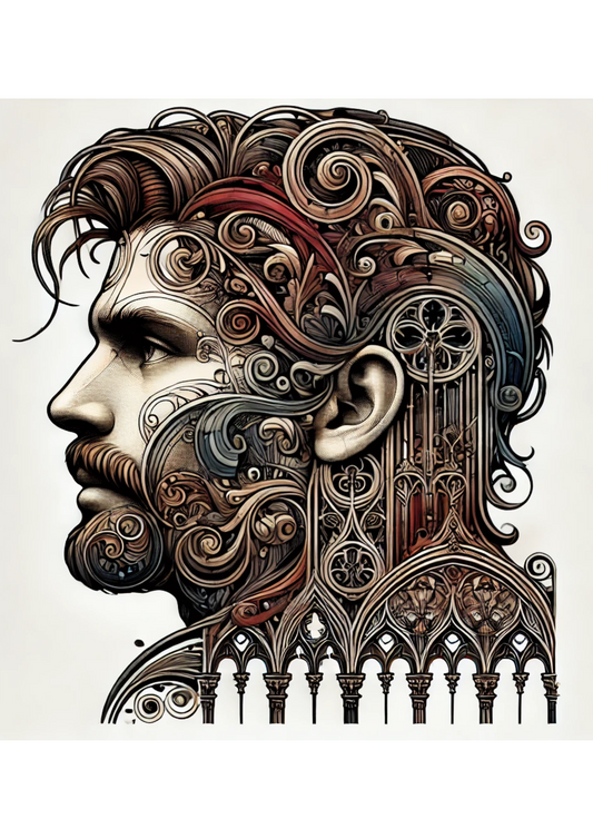 Sticker Sheet Gothic Man Full Cat. No. 1935