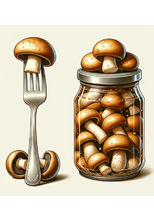 Sticker Sheet – Pickled Mushrooms Full Cat. No. 1191