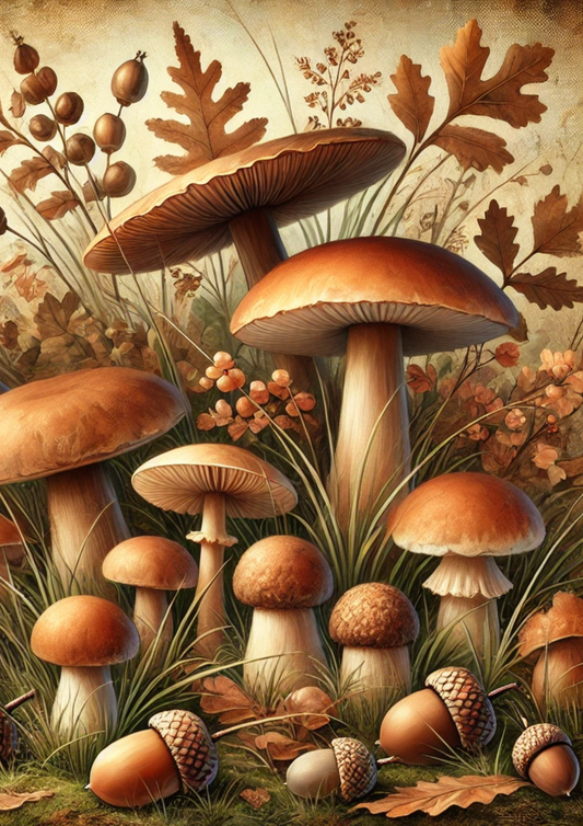 Sticker Sheet – Mushrooms 2 Full Cat. No. 3004