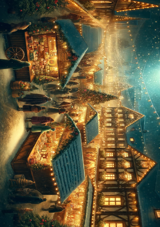 Stickerbogen Weihnachtsmarkt Voll Kat. Nr. 1523