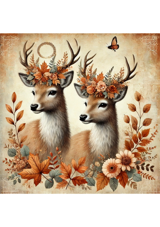 Sticker Sheet – Deer in Autumn Full Cat. No. 2584