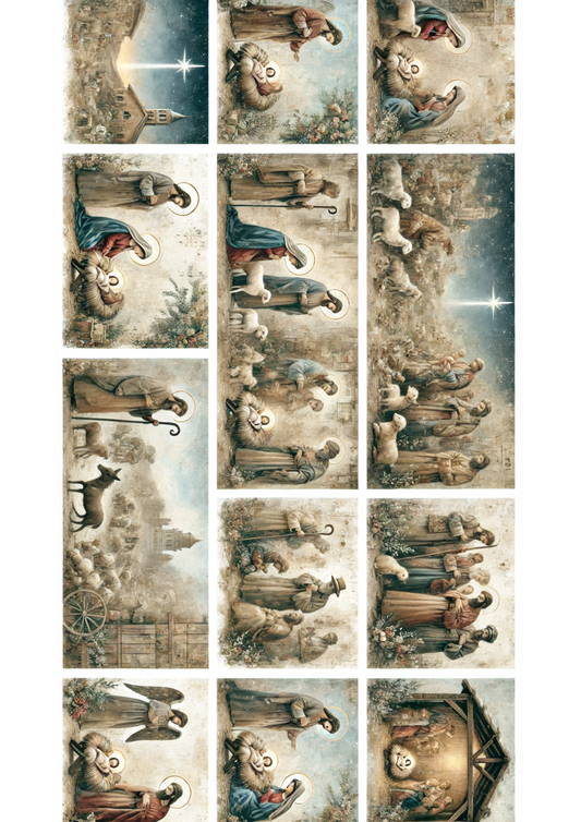 Sticker Sheet – Birth of Jesus Full Cat. No. 3024