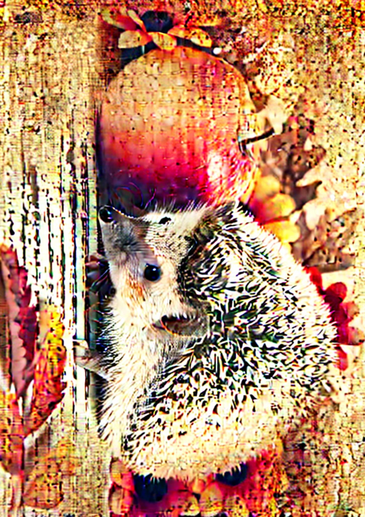 Sticker Sheet – Hedgehog and Apple 2 Full Cat. No. 2588