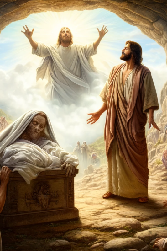 Sticker Sheet Jesus Raises Lazarus Full Cat. No. 594