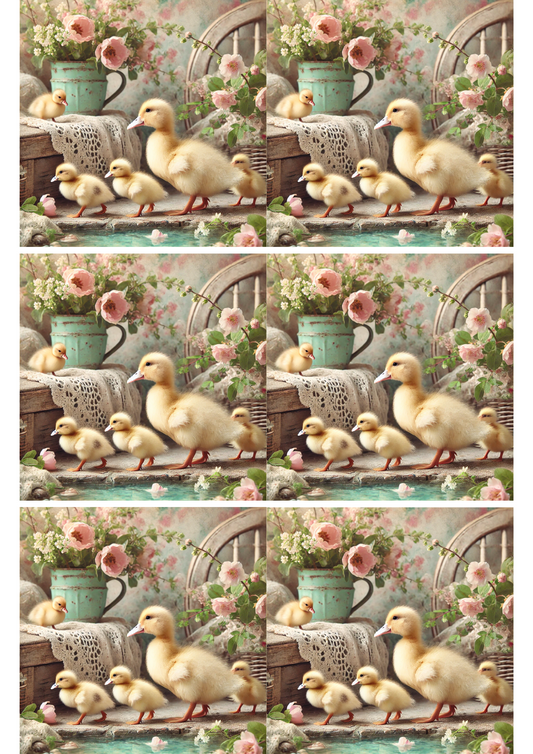 Sticker Sheet – Ducklings Collage Cat. No. 2597