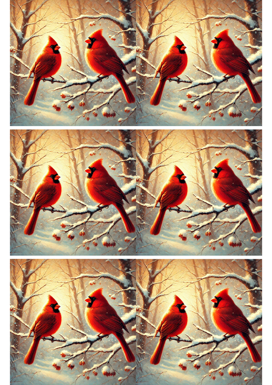 Sticker Sheet – Cardinals 2 Collage Cat. No. 2751