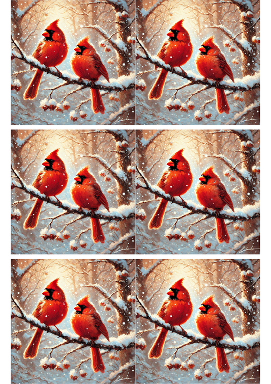 Sticker Sheet – Cardinals Collage Cat. No. 2749