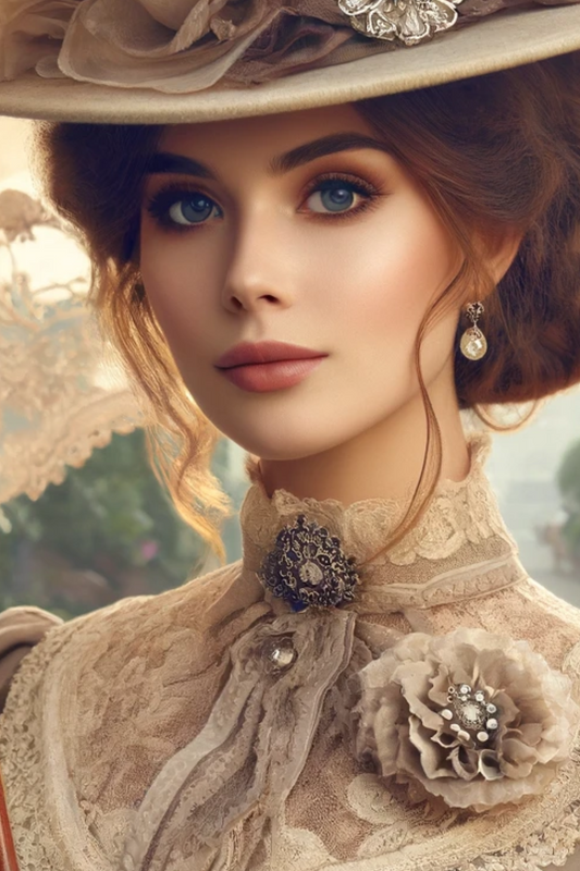 Sticker Sheet Victorian Woman 2 Full Cat. No. 598