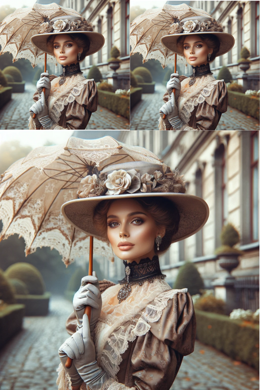 Sticker Sheet – Victorian Woman 4 Collage Cat. No. 601