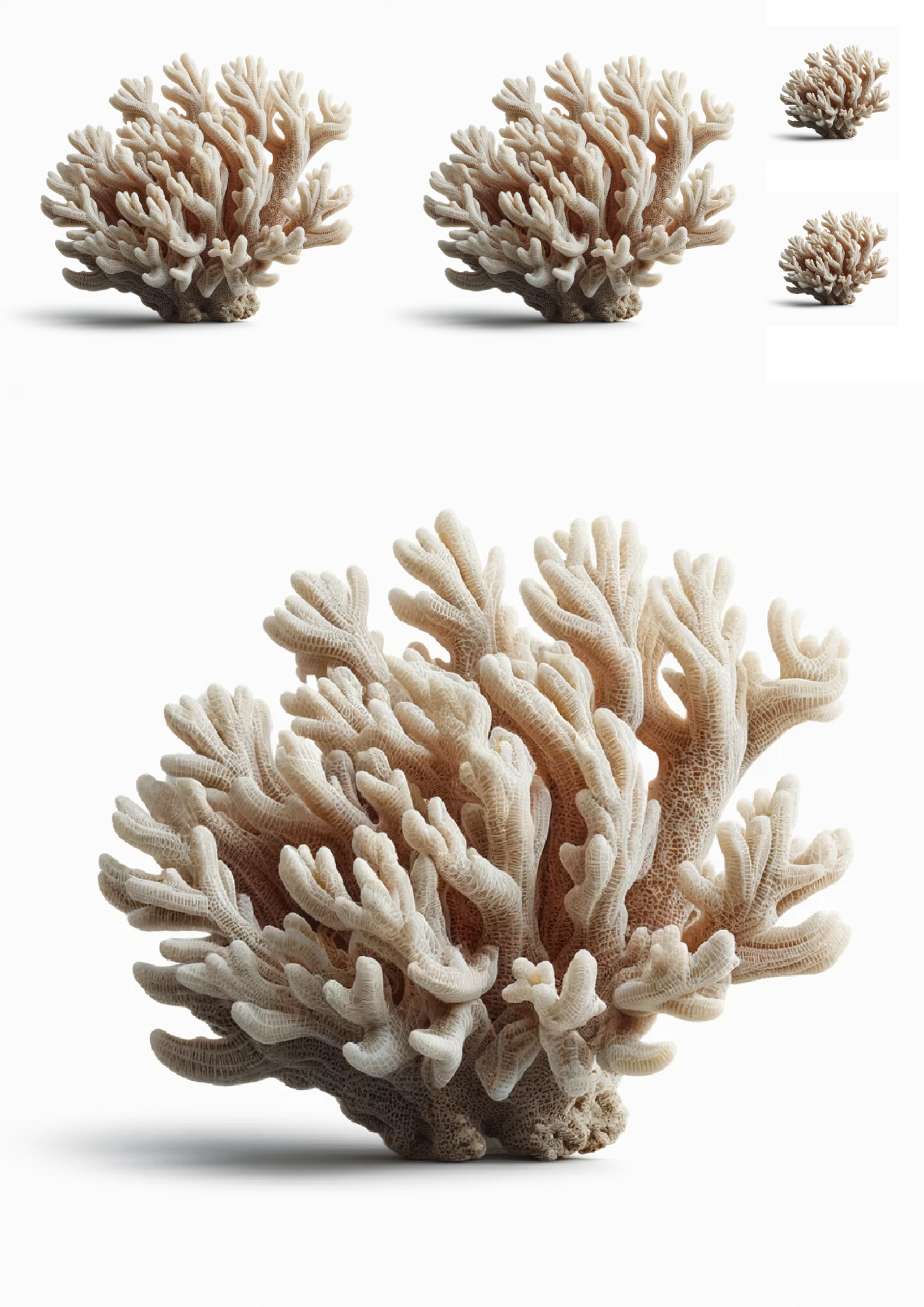 Sticker Sheet / Greeting Card – Coral Collage Cat. No. 1291