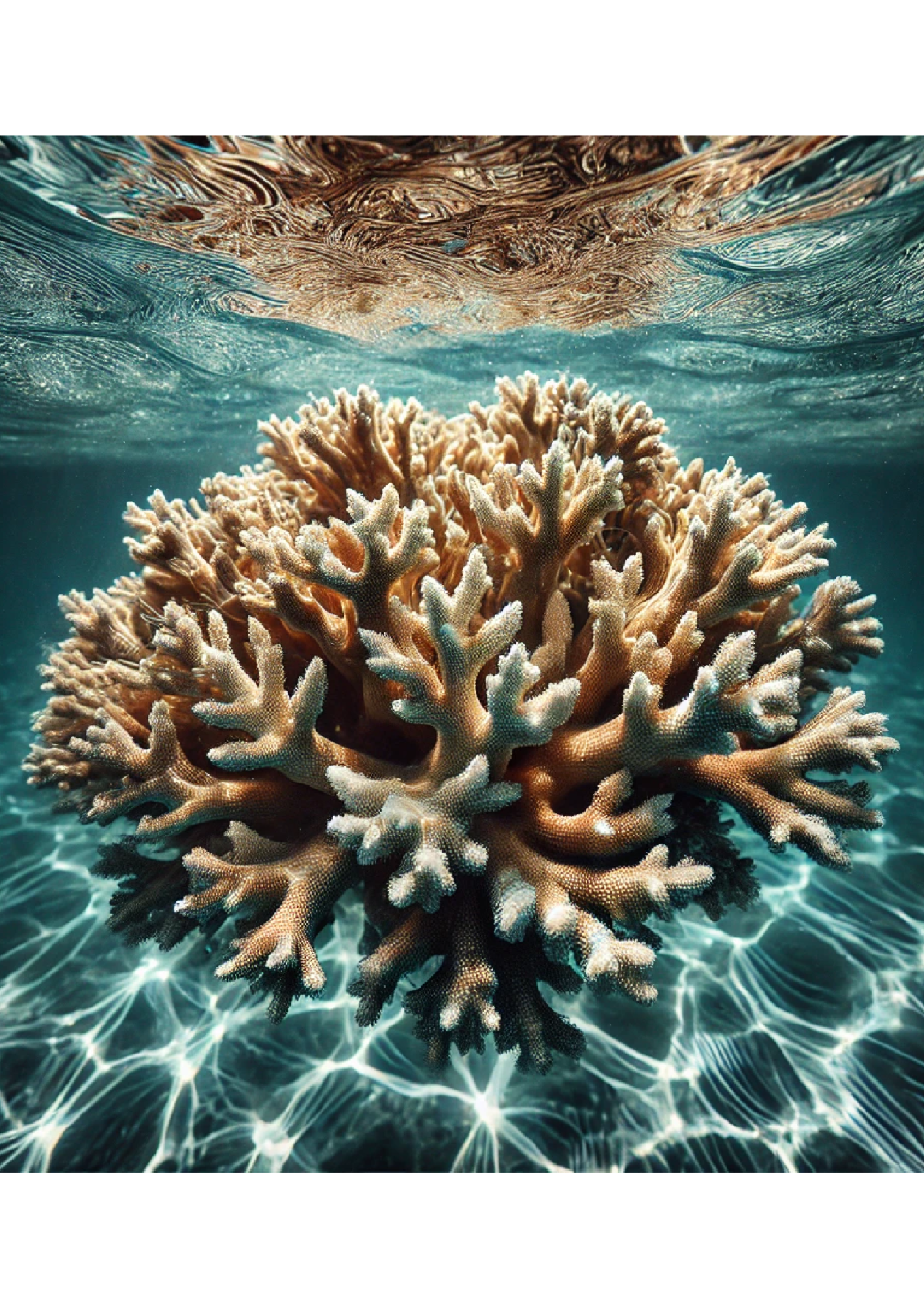 Sticker Sheet / Greeting Card – Coral In The Sea Full Cat. No. 1296