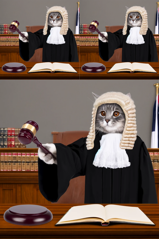 Sticker Sheet – Cat Judge Cat No. 59