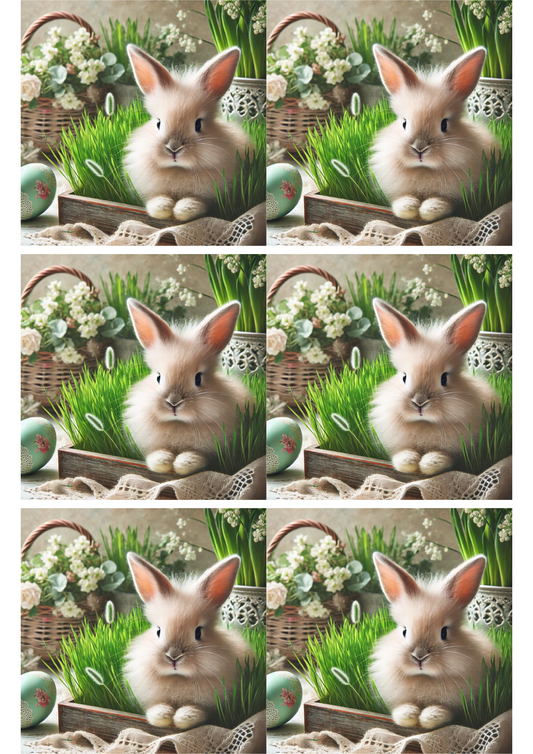 Sticker Sheet – Rabbit Collage Cat. No. 2599