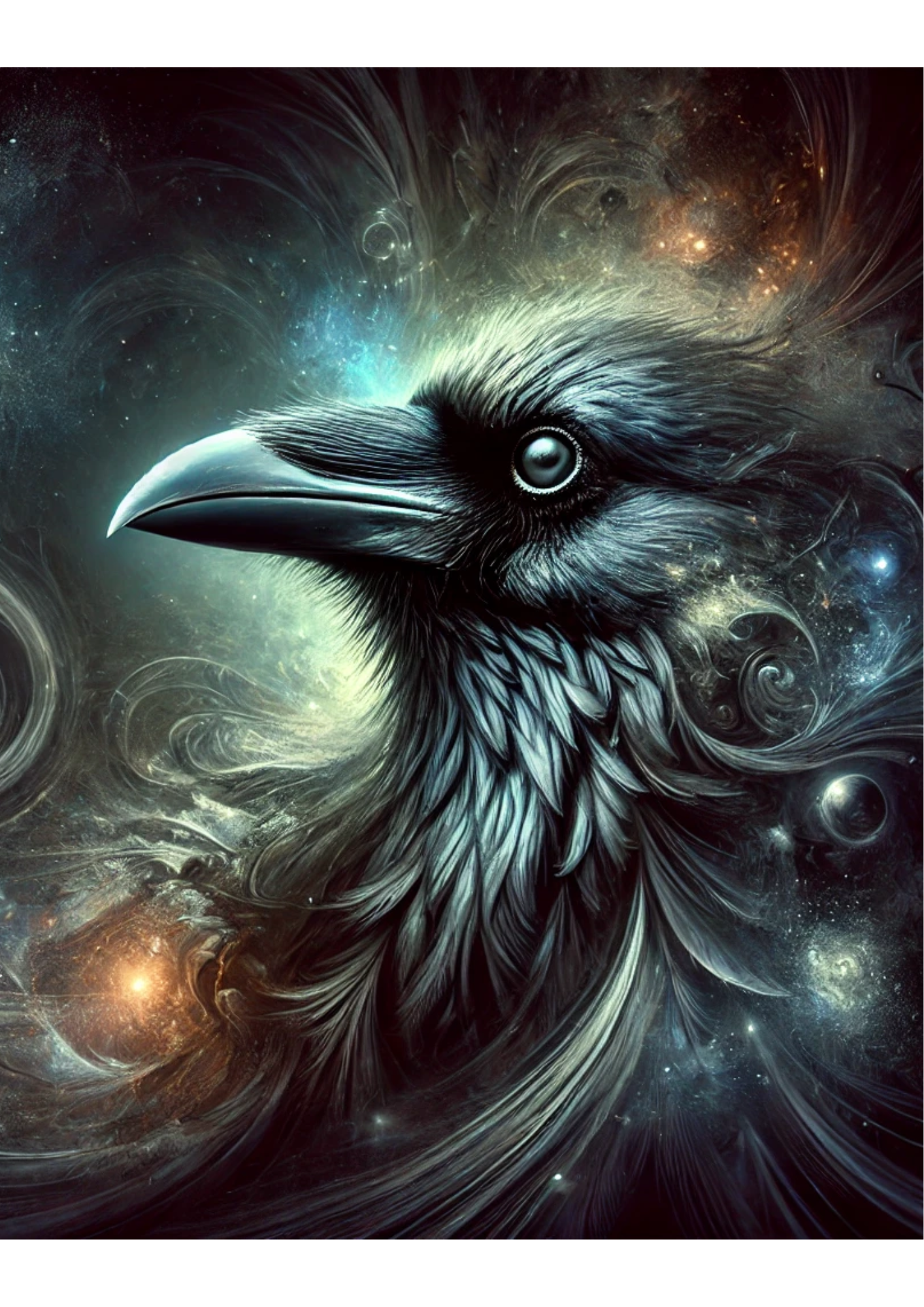 Sticker Sheet / Greeting Card – Raven Full Cat. No. 2858