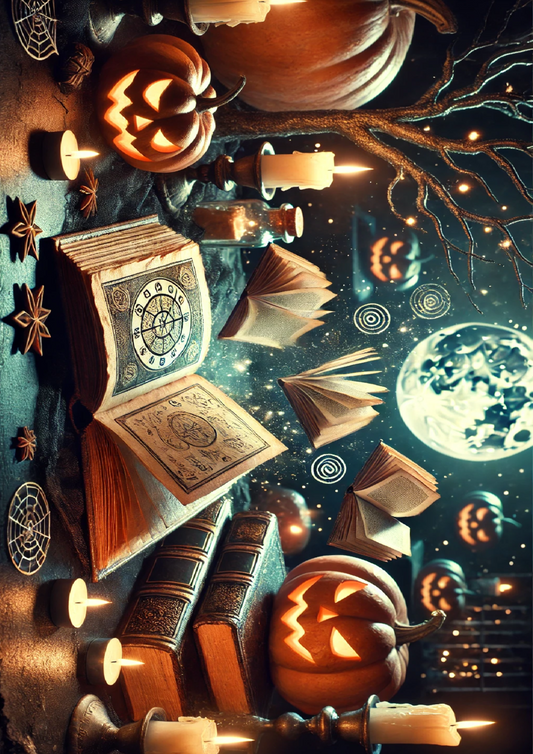 Sticker Sheet Halloween Magic Book Full Cat. No. 1617