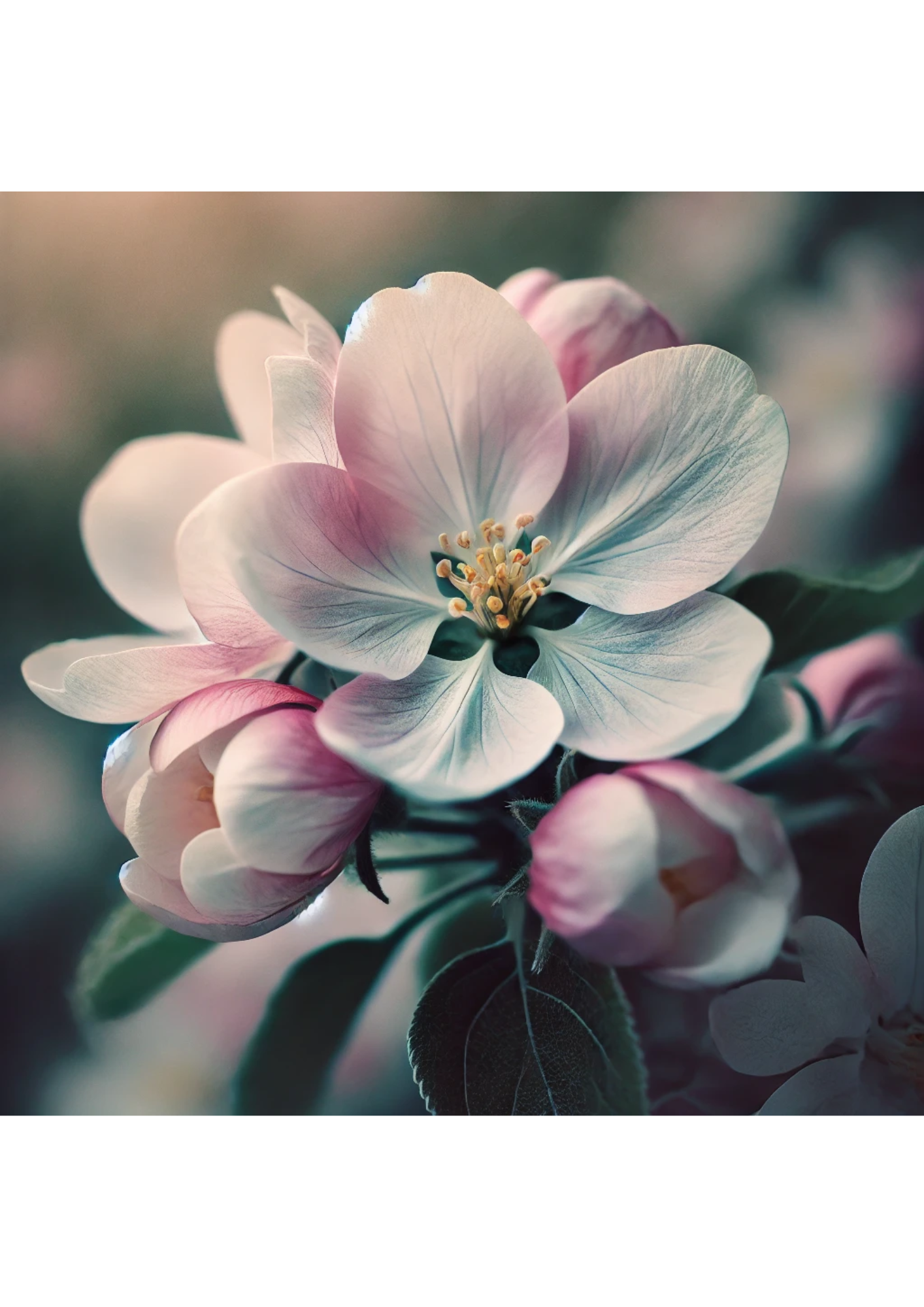 Sticker Sheet / Greeting Card – Apple Blossom Full Cat. No. 2608