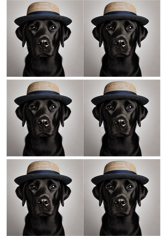 Sticker Sheet – Labrador Collage Cat. No. 2591
