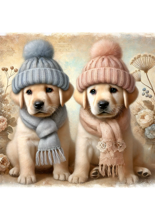 Sticker Sheet – Labrador in Winter Full Cat. No. 2862