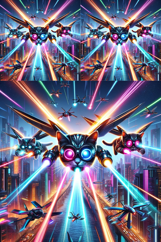 Sticker Sheet – Cats Lasers 2 Cat. No. 47