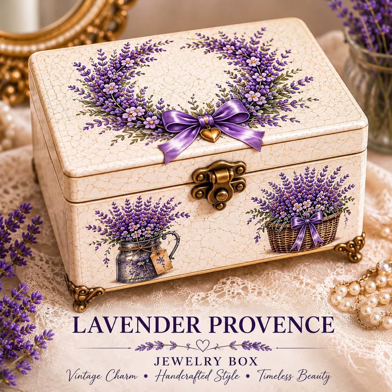 Lavender Printables & Clipart Bundle – 84 Digital Files, 48 A4 Sheets + 36 Cliparts for Crafts (Instant Download)